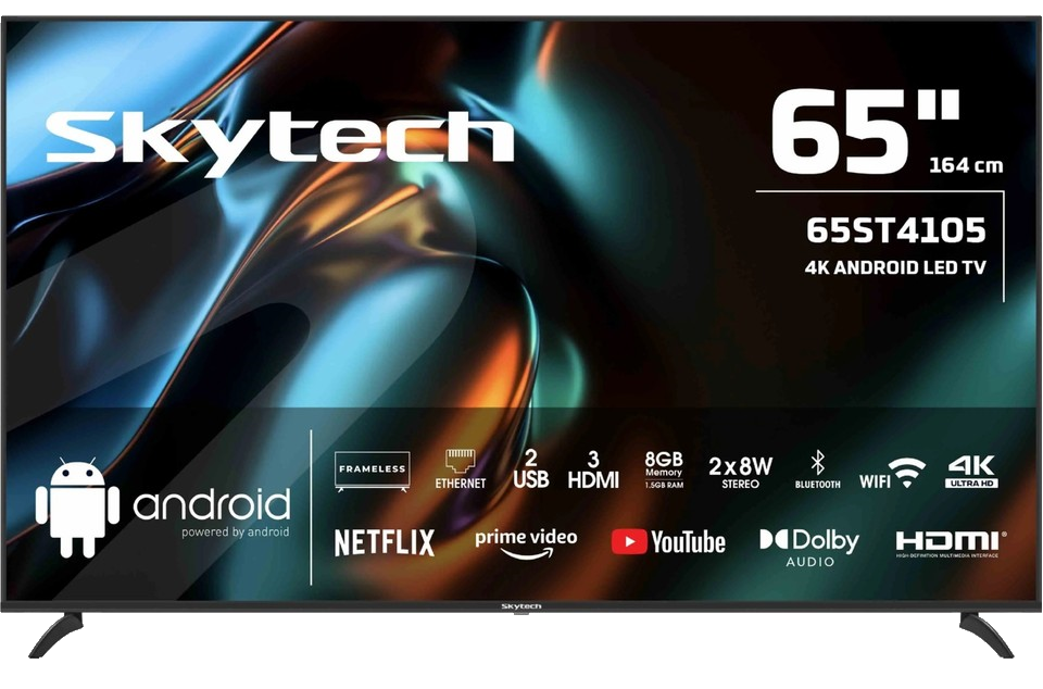 Skytech 65ST4105 4K Whaloos Android LED Tv 65 Ekran