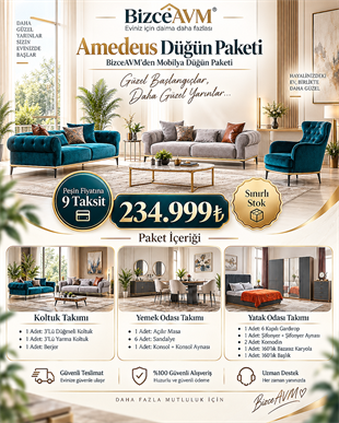 Amedeus Mobilya Düğün Paketi