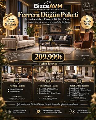 Ferrera Mobilya Düğün Paketi