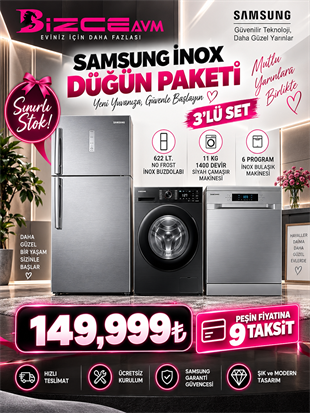 Samsung XXL İnox Çeyiz Seti 
