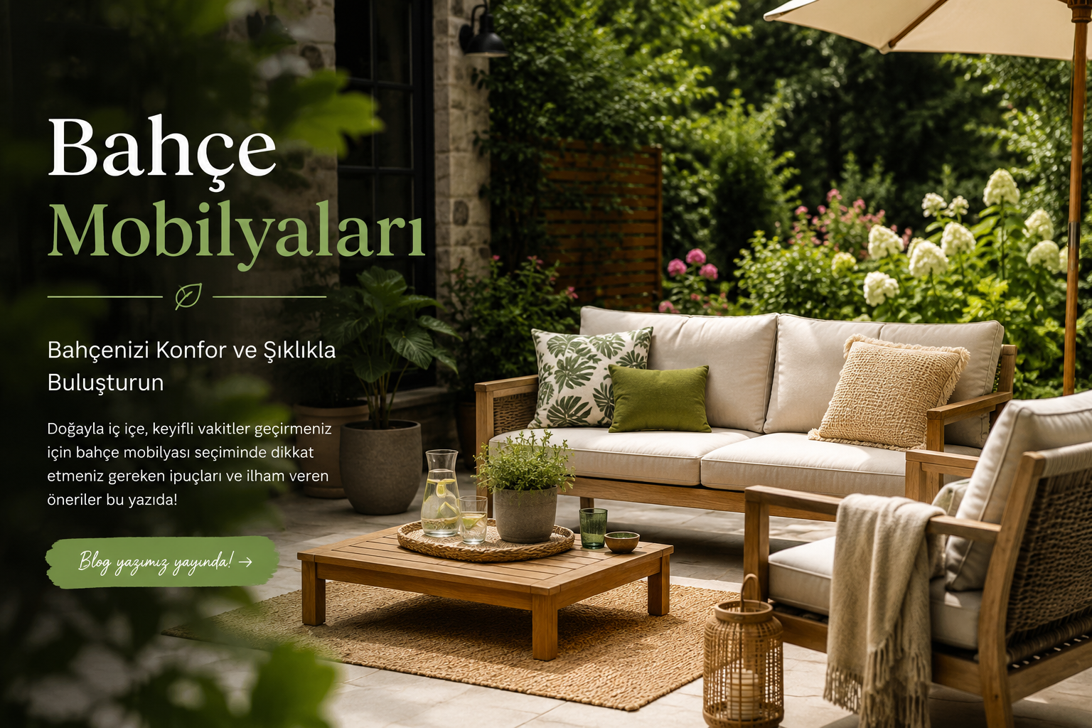 Bahçe mobilyası