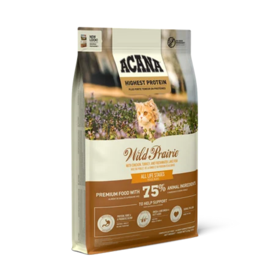 Acana WILD PRAIRIE Tavuklu ve Balıklı Tüm Irk ve Yaşam Evreleri İçin Kedi Maması 1,8Kg