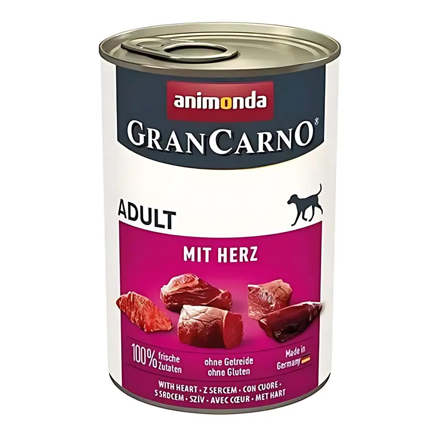 Animonda GranCarno Yürekli Yetişkin Köpek Konservesi 400Gr