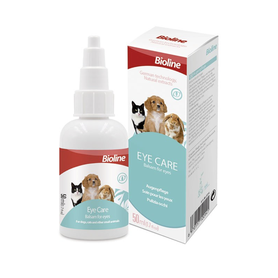 Bioline Kedi, Köpek ve Kemirgenler İçin Gözyaşı Lekesi Temizleyici 50 Ml