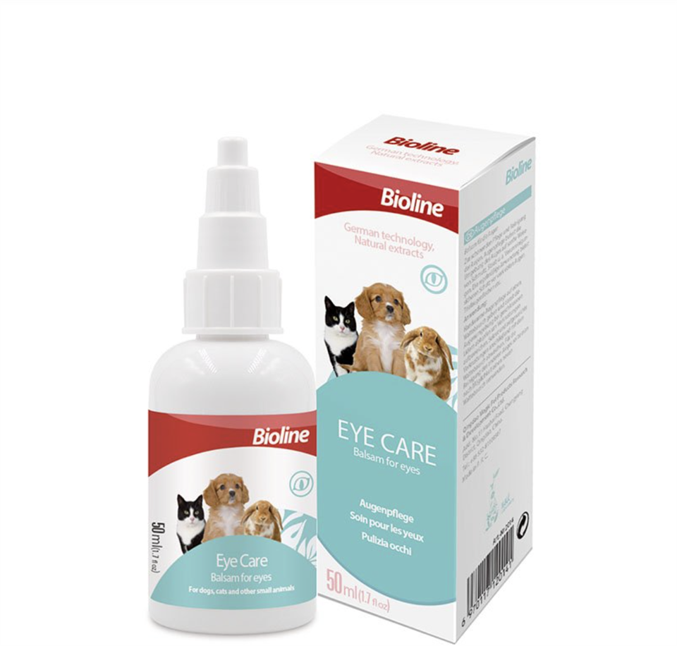 Bioline Kedi ve Köpek Göz Bakım Damlası 50 Ml          