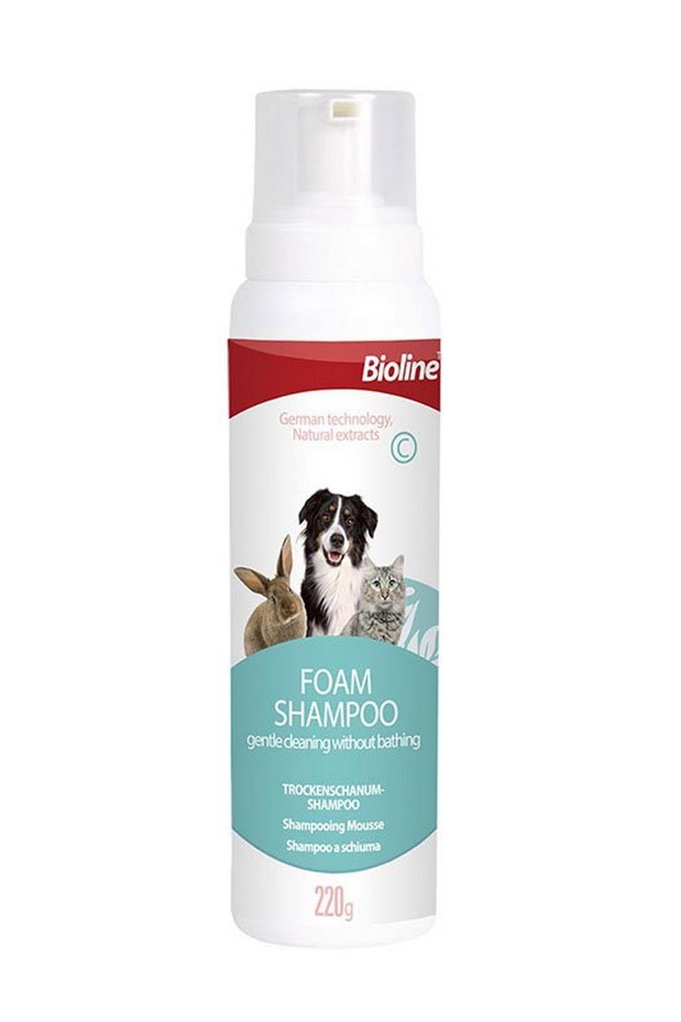 Bioline Kedi ve Köpek Köpük Şampuan 220 Gr