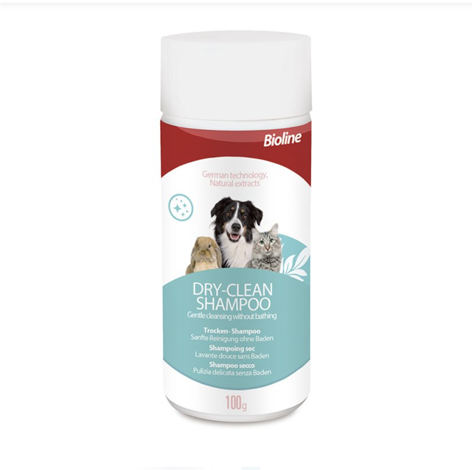 Bioline Kedi ve Köpekler İçin Kuru Şampuan 100 Gr