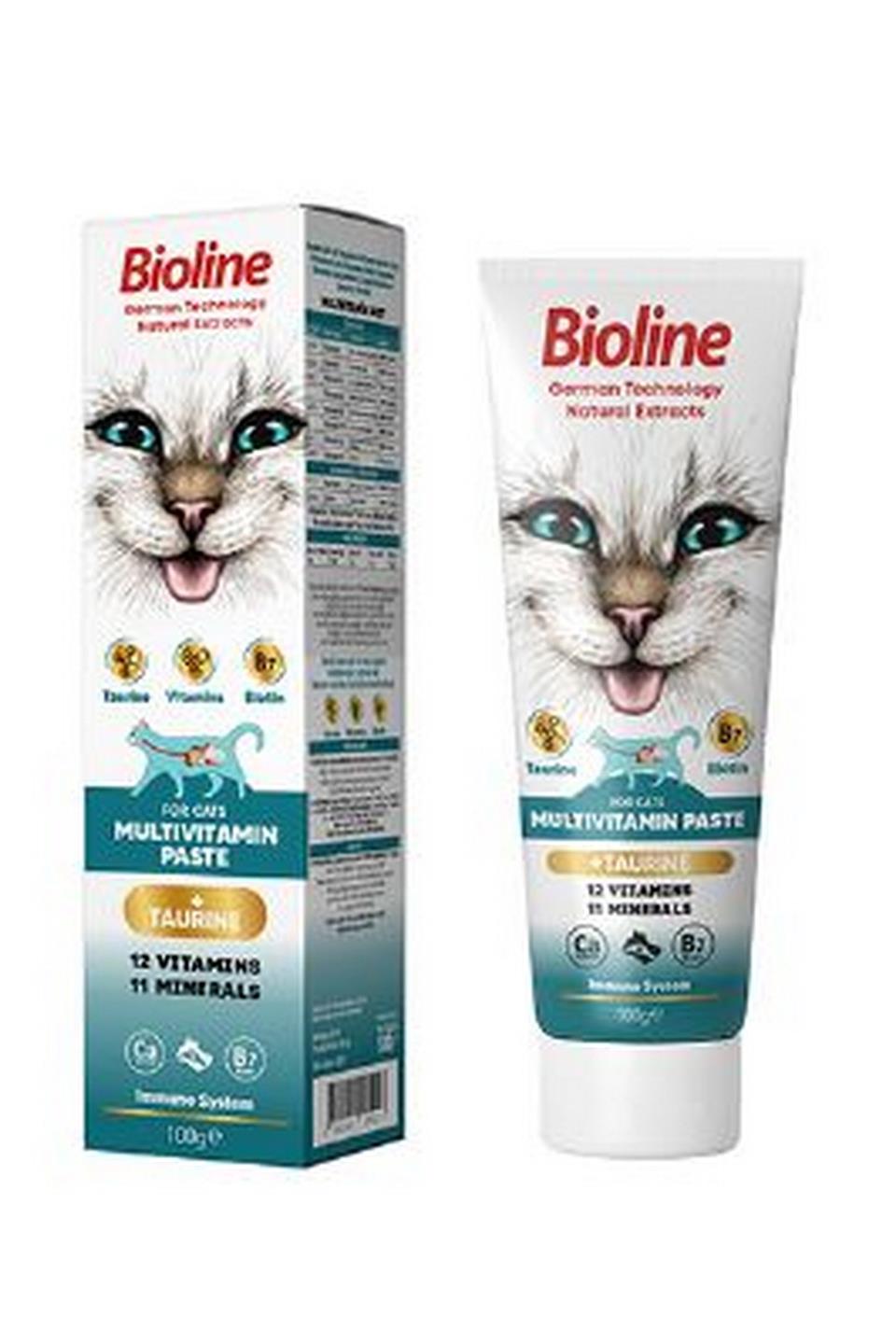 Bioline Multivitamin Paste Cat 100 Gr