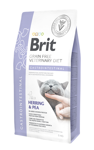 Brit Veterinary Diet Gastrointestinal Sindirim Sistemi Destekleyici Tahılsız Yetişkin Kedi Maması 5Kg