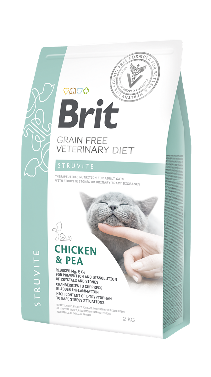Brit Veterinary Diet Sutrivit İdrar Yolu Sağlığı Destekleyici Tahılsız Yetişkin Kedi Maması 2Kg