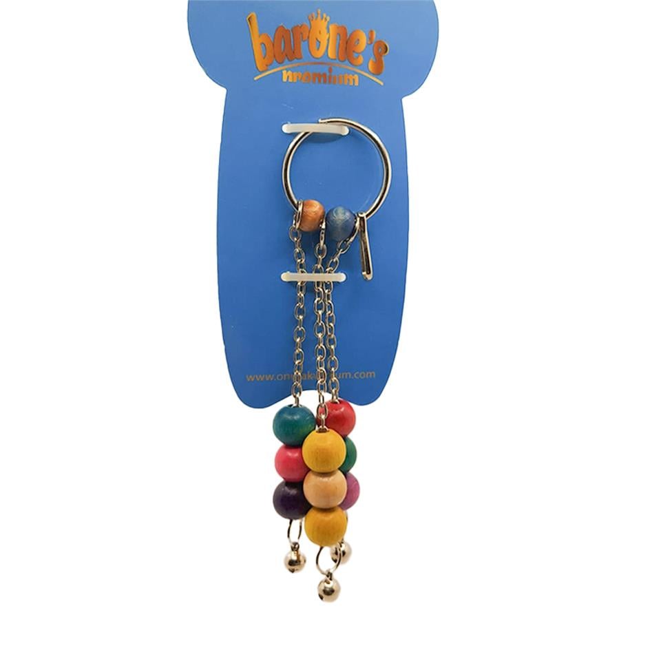 El Yapımı K. Boncuklu Zilli Sarkaç Kuş Oyuncağı 