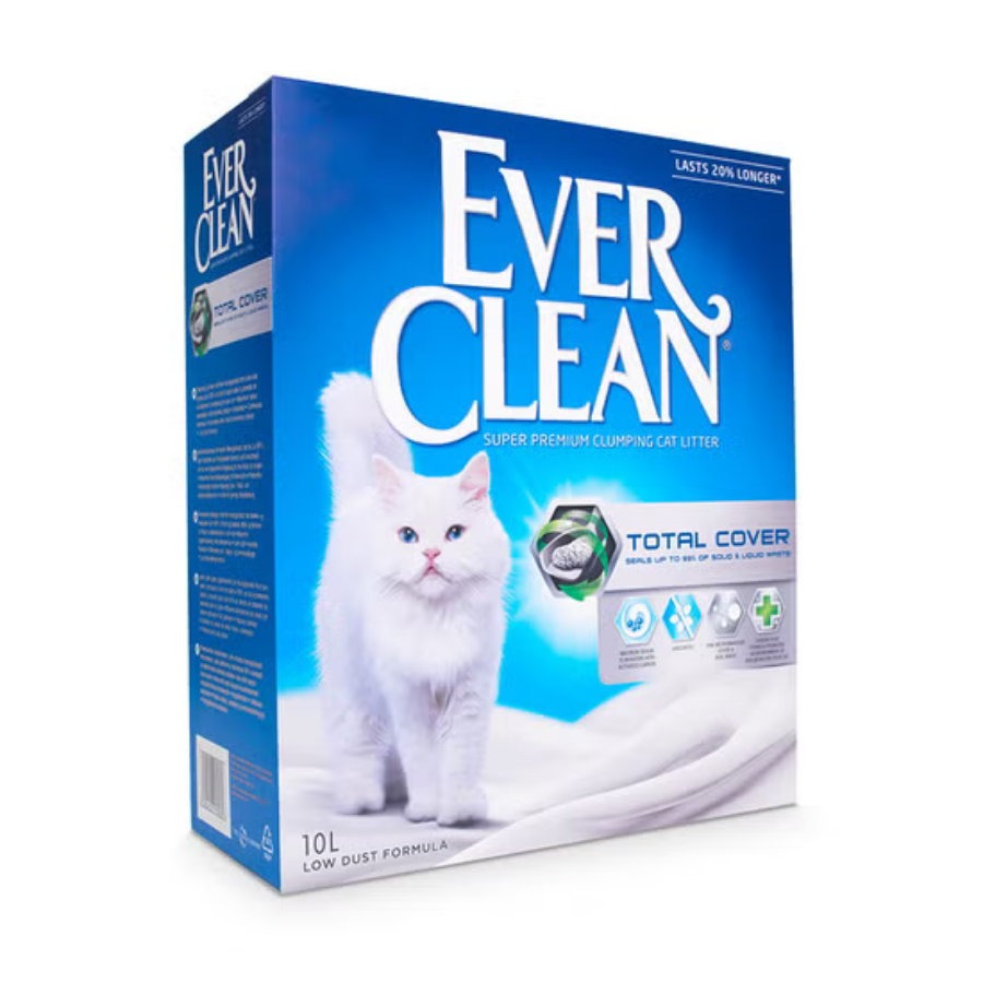Ever Clean Extra Total Cover Max. Hijyen Sağlayan Koku Önleyici Kedi Kumu 10Lt
