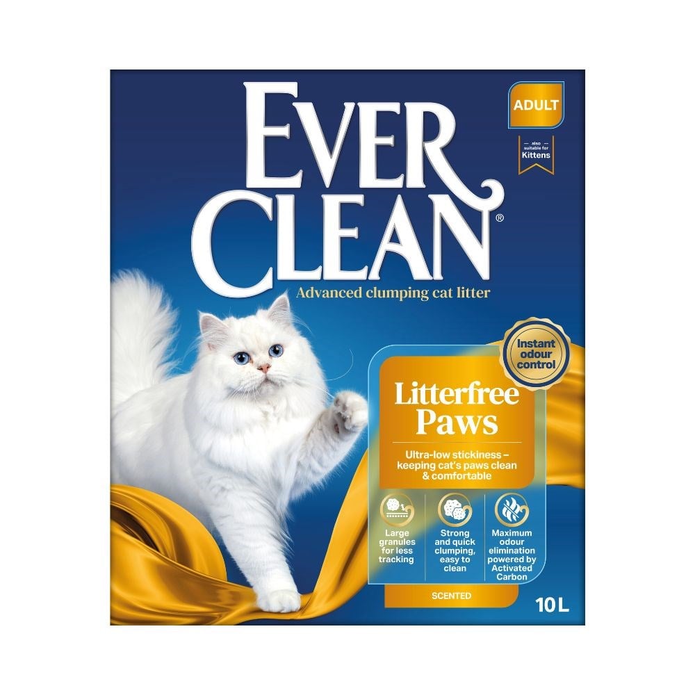 Ever Clean Litterfree Paws Patilere Yapışmayan Topaklanan Kedi Kumu 10 Lt