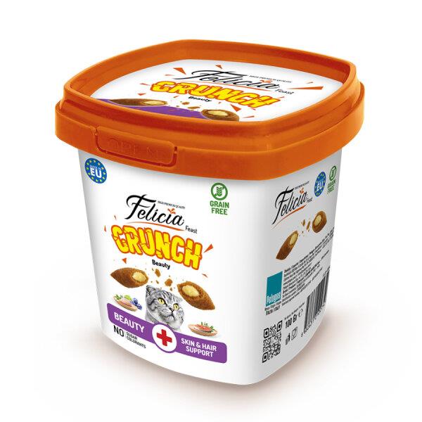 Felicia Crunch Beauty Tahılsız Kedi Ödül Maması 100Gr