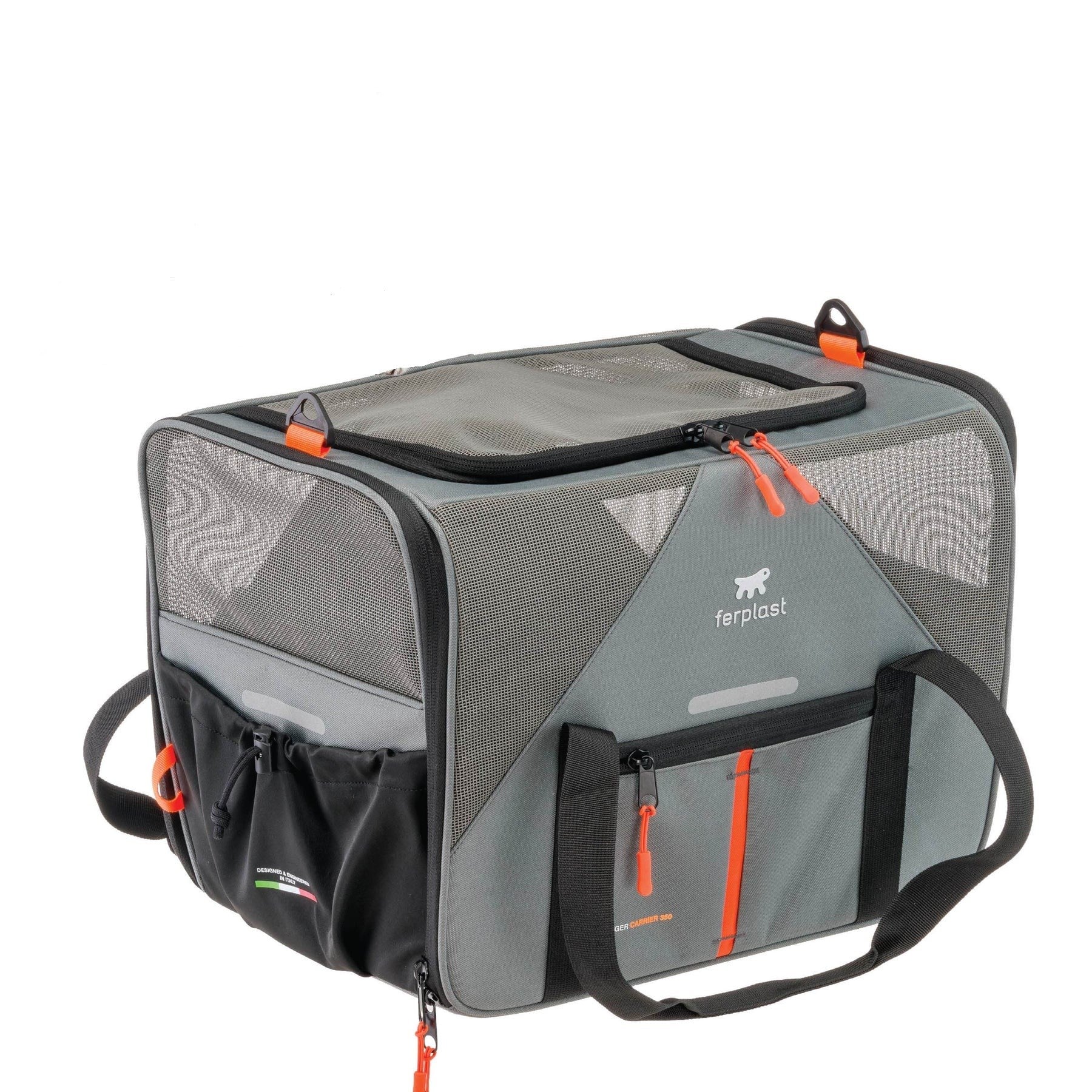 Ferplast VOYAGER 450 Kumaş Taşıma Çantası - Gri (Max.15Kg) 50cm