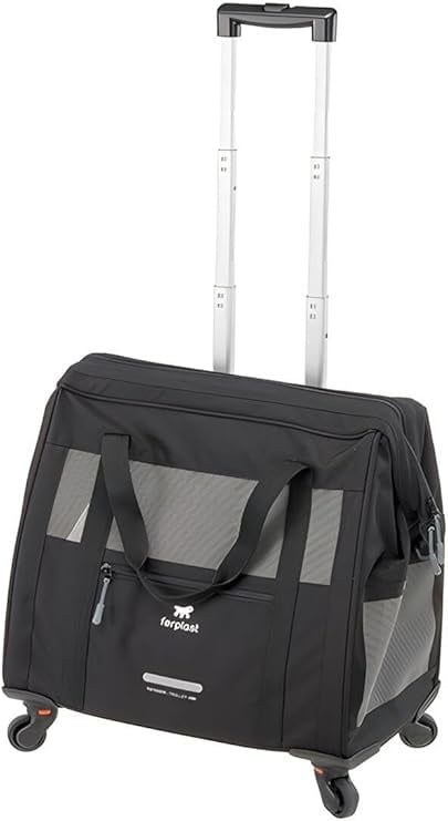 Ferplast VOYAGER 450 Tekerlekli Taşıma Çantası - Siyah (Max.15Kg) 46cm