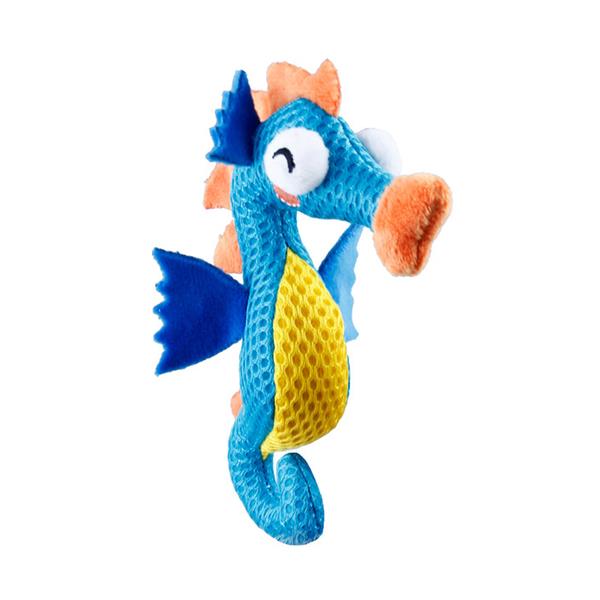 GiGwi Deniz Atı Kauçuk Köpek Diş Kaşıma Oyuncağı (Mavi) 15cm