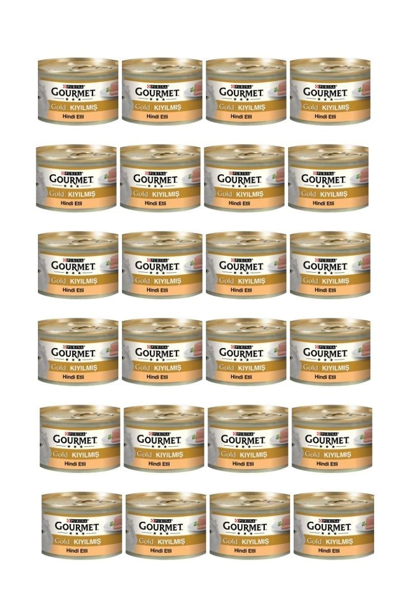 Gourmet Gold Kıyılmış Hindili Kedi Konservesi 85 Gr x 24 Adet
