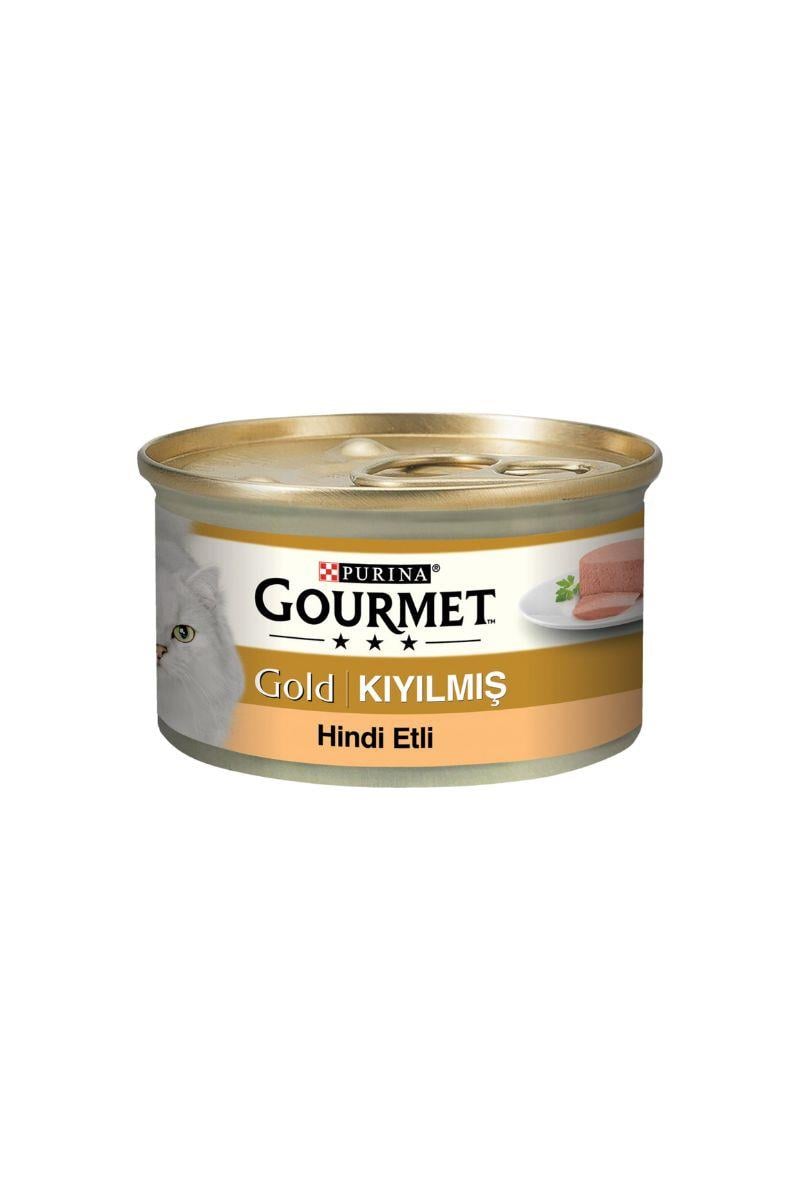 Gourmet Gold Kıyılmış Hindili Kedi Konservesi 85 Gr