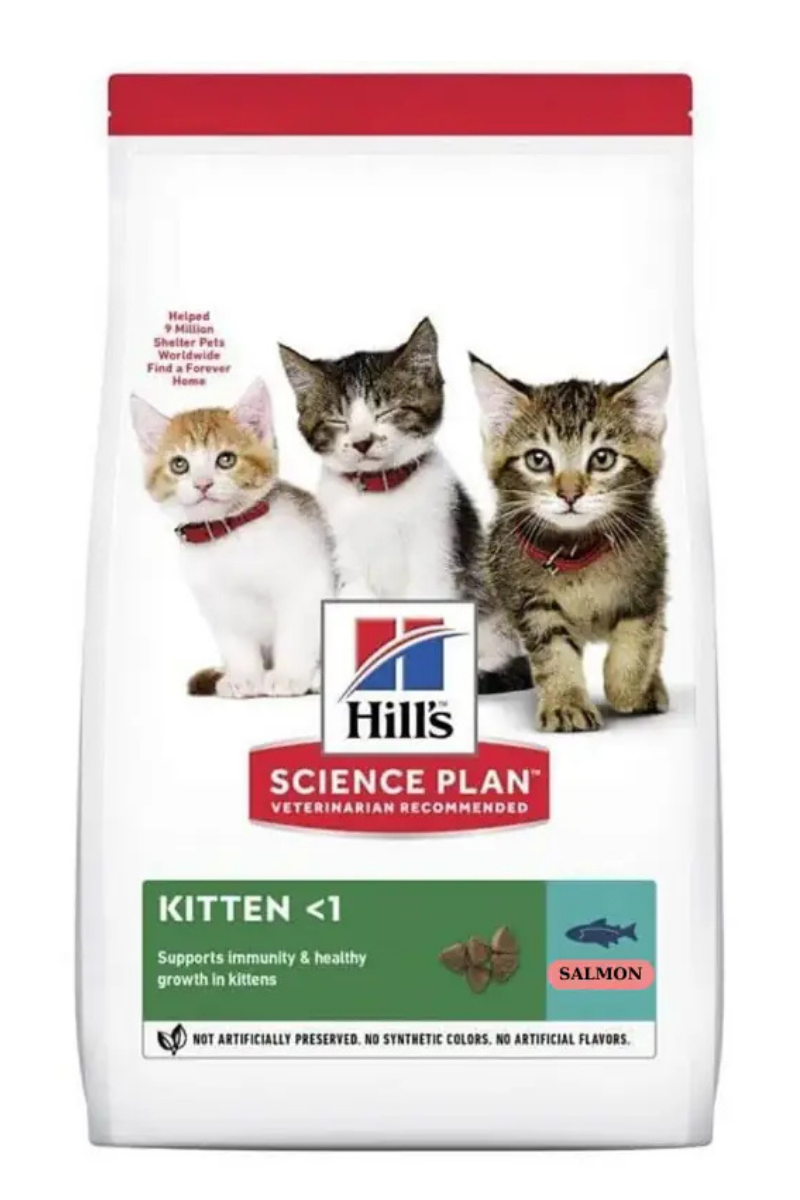 Hill's SCIENCE PLAN Kitten Somonlu Yavru Kedi Maması 5Kg+2Kg Hediye