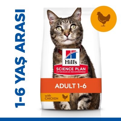 Hill's SCIENCE PLAN Tavuklu Yetişkin Kedi Maması 10Kg