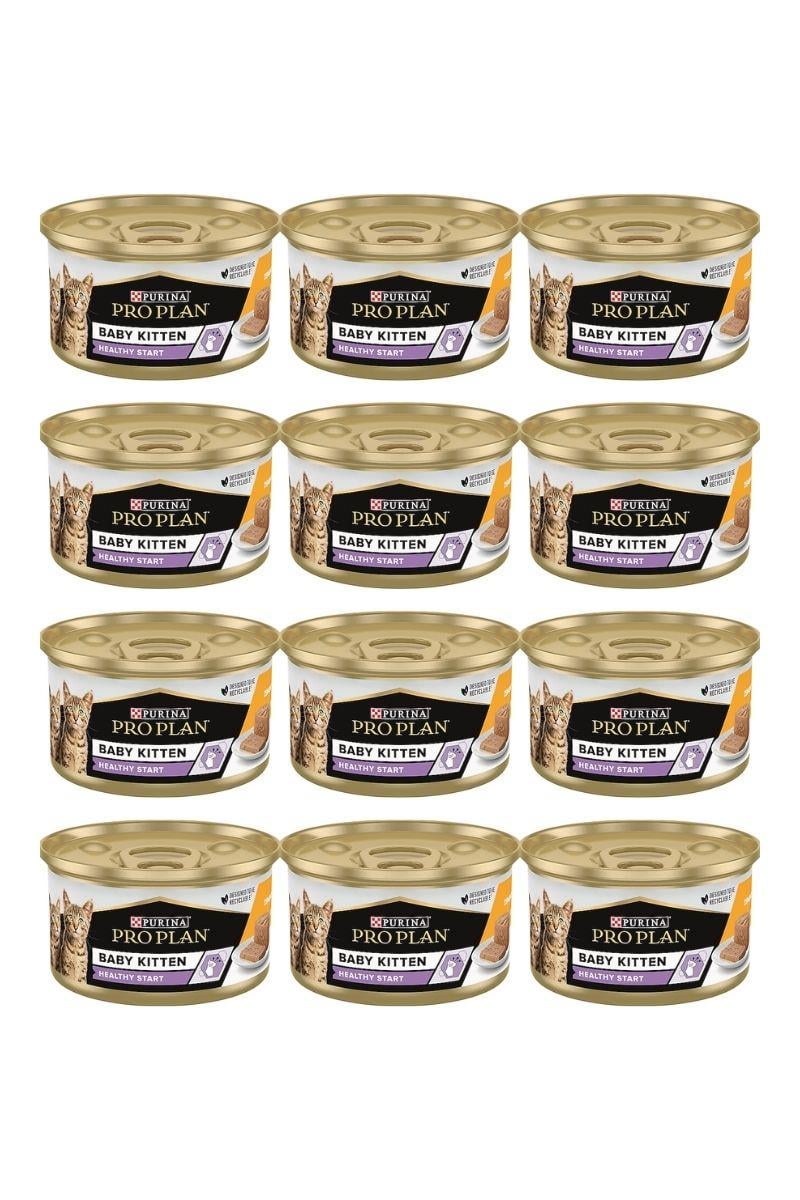 Pro Plan Kitten Tavuklu Yavru Kedi Konservesi 85 Gr x 12 Adet