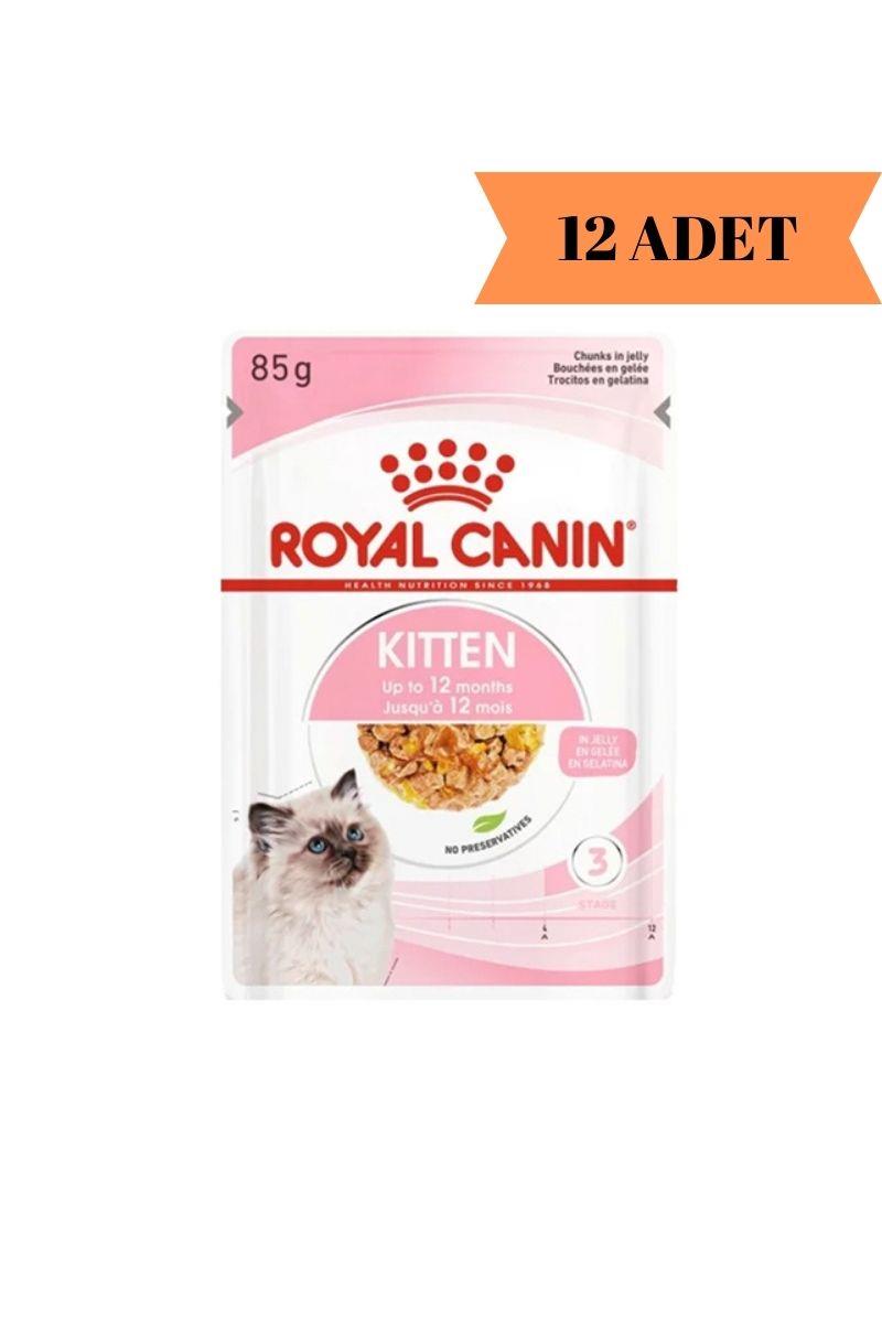Royal Canin® Kitten Jelly Yavru Kedi Yaş Maması 85 Gr*12