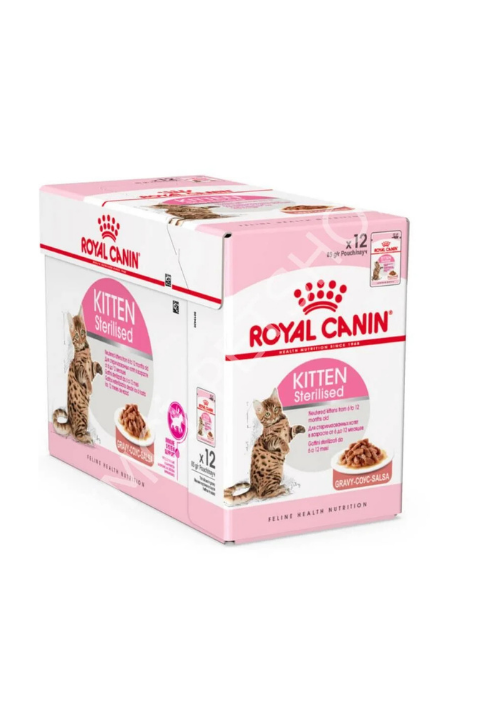 Royal Canin Kitten Sterilised Gravy Yavru Kedi Yaş Maması 85Gr x 12 Adet