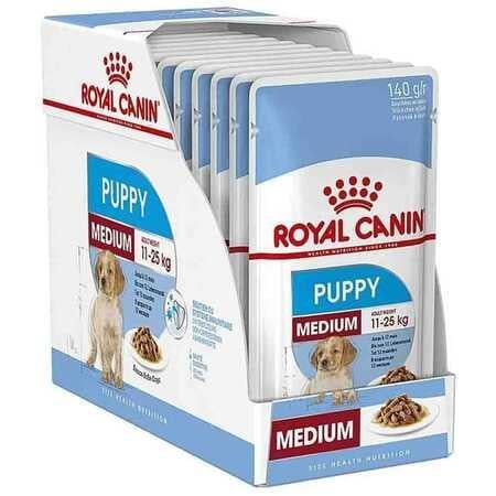 Royal Canin Medium Puppy Orta Irk Yavru Köpek Yaş Maması 140gr x 10 Adet