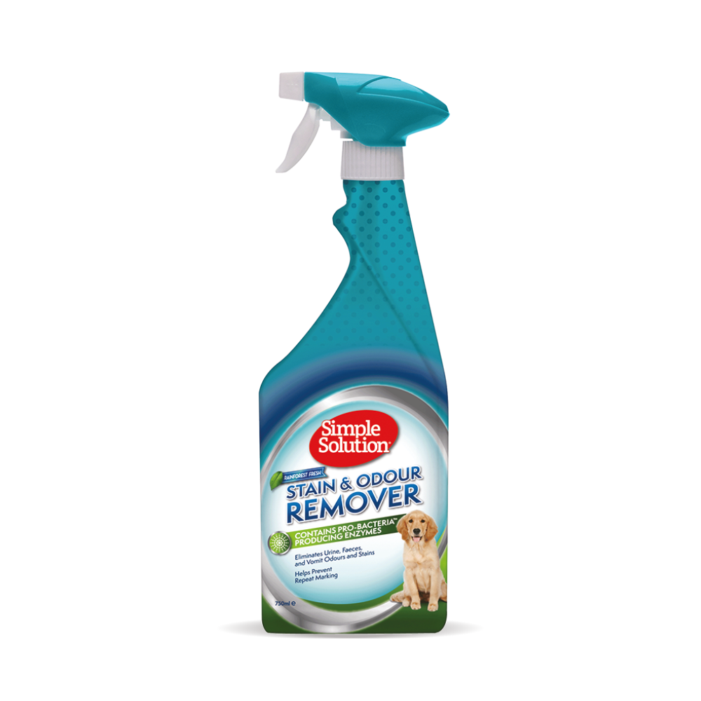 Simple Solution Kediler için Extreme 3 Kat Etkili Leke ve Koku Giderici Sprey 500 ml 