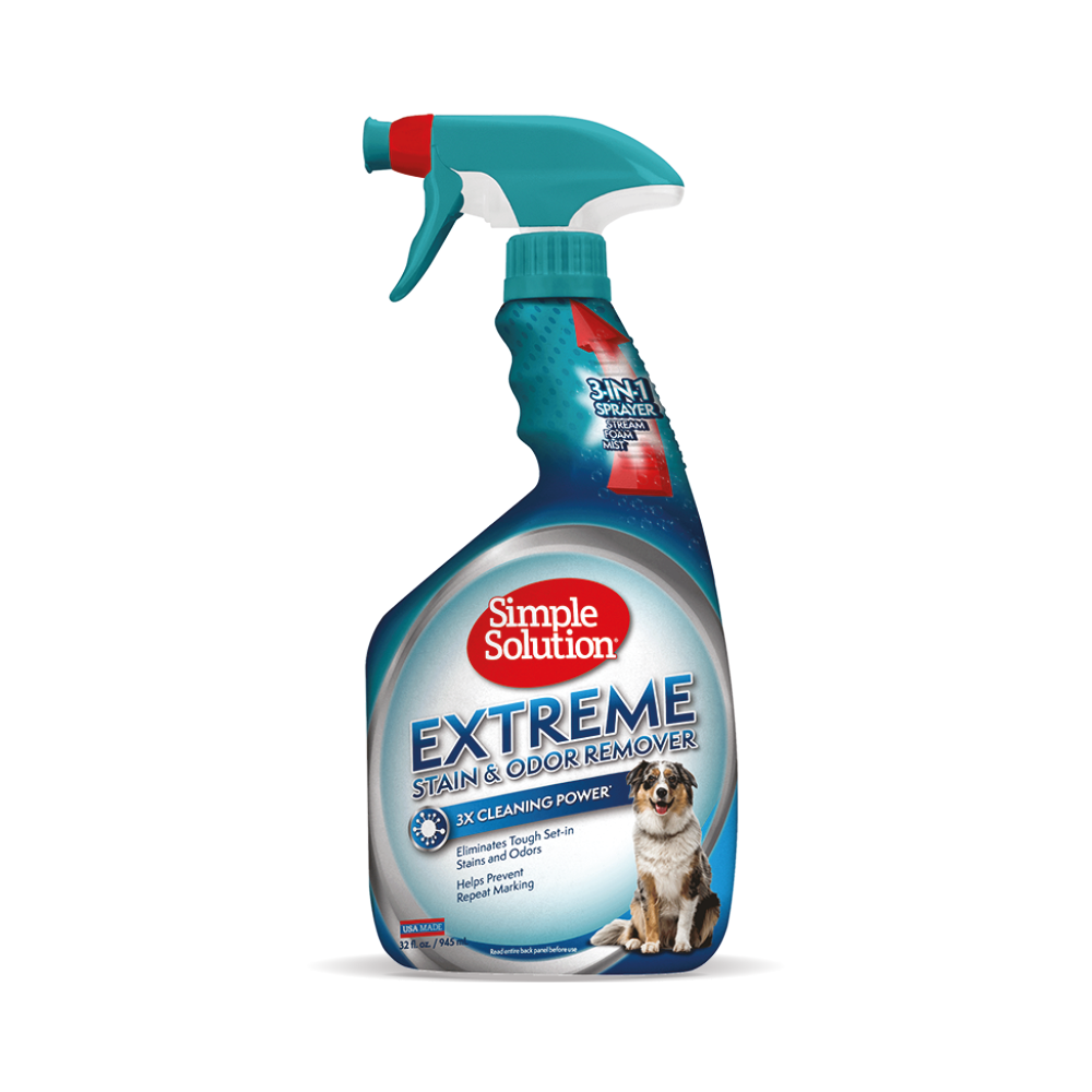 Simple Solution Köpekler için Extreme 3 Kat Etkili Leke ve Koku Giderici Sprey 945 ml 