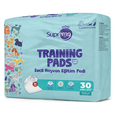 Supreme Dog Evcil Hayvan Eğitim Pedi 60x90cm (30'lu)