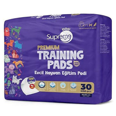 Supreme Dog Premium Evcil Hayvan Eğitim Pedi 60x90cm (30'lu)