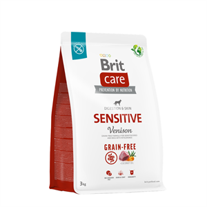 Brit Care Sensitive Digestion & Skin Geyikli Tahılsız Yetişkin Köpek Maması 3Kg