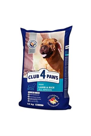 Club4Paws Premium Kuzu Etli ve Pirinçli Yetişkin Köpek Maması 14 Kg