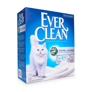 Ever Clean Extra Total Cover Max. Hijyen Sağlayan Koku Önleyici Kedi Kumu 10Lt