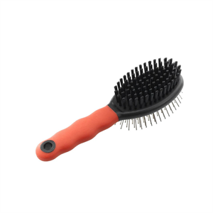 Ferplast GRO 5926 Çift Taraflı Kedi ve Köpek Tüy Tarama Fırçası 19cm - Kırmızı