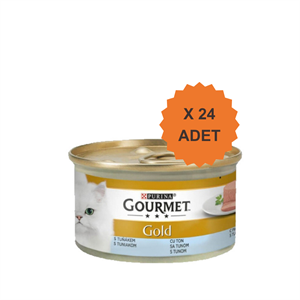 Gourmet Gold Kıyılmış Ton Balıklı Kedi Yaş Maması 85Gr X 24 Adet