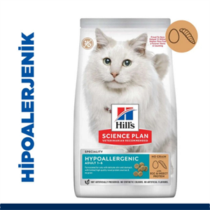 Hill's SP SCIENCE PLAN Hipoalerjenik Yumurta ve Böcek Proteinli Tahılsız Yetişkin Kedi Maması 1,5Kg