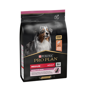 Pro Plan Medium Adult Sensitive Skin Somonlu Orta Irk Yetişkin Köpek Maması 3Kg