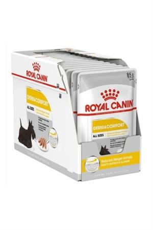Royal Canin Dermacomfort Loaf Tüm Irklar İçin Yetişkin Köpek Yaş Maması 85Gr x 12 Adet