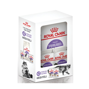 Royal Canin Sterilised Kısırlaştırılmış Yetişkin Kedi Maması 2Kg + 2 Adet Yaş Mama Hediyeli