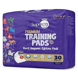 Supreme Dog Premium Evcil Hayvan Eğitim Pedi 60x90cm (30'lu)