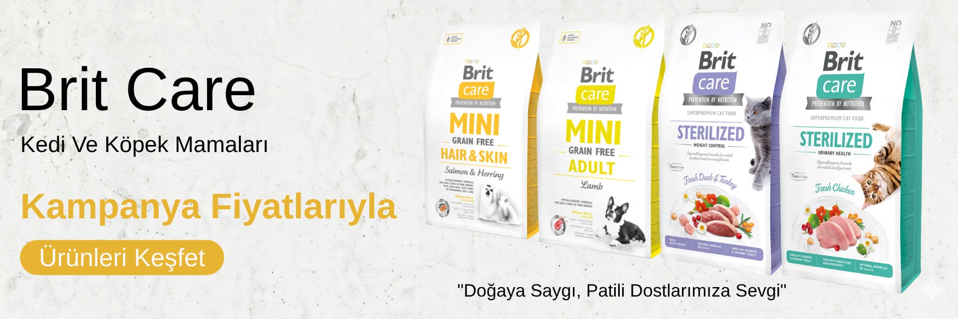 Brit Care Kedi ve Köpek Mamaları