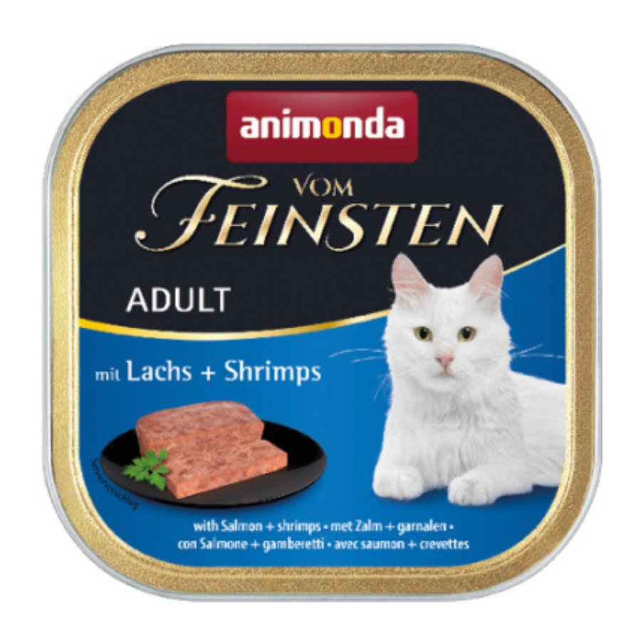 Animonda Vom Feinsten Somonlu ve Karidesli Yetişkin Kedi Konservesi 100Gr