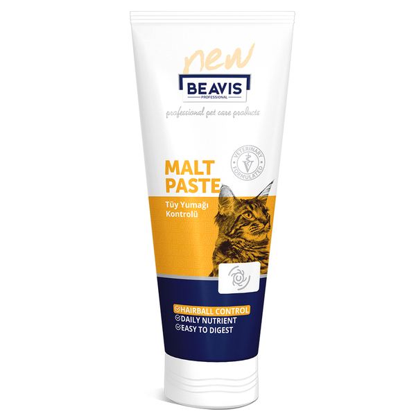 Baevis Malt Paste Kediler için Tüy Yumağı Önleyici Macun 85Ml
