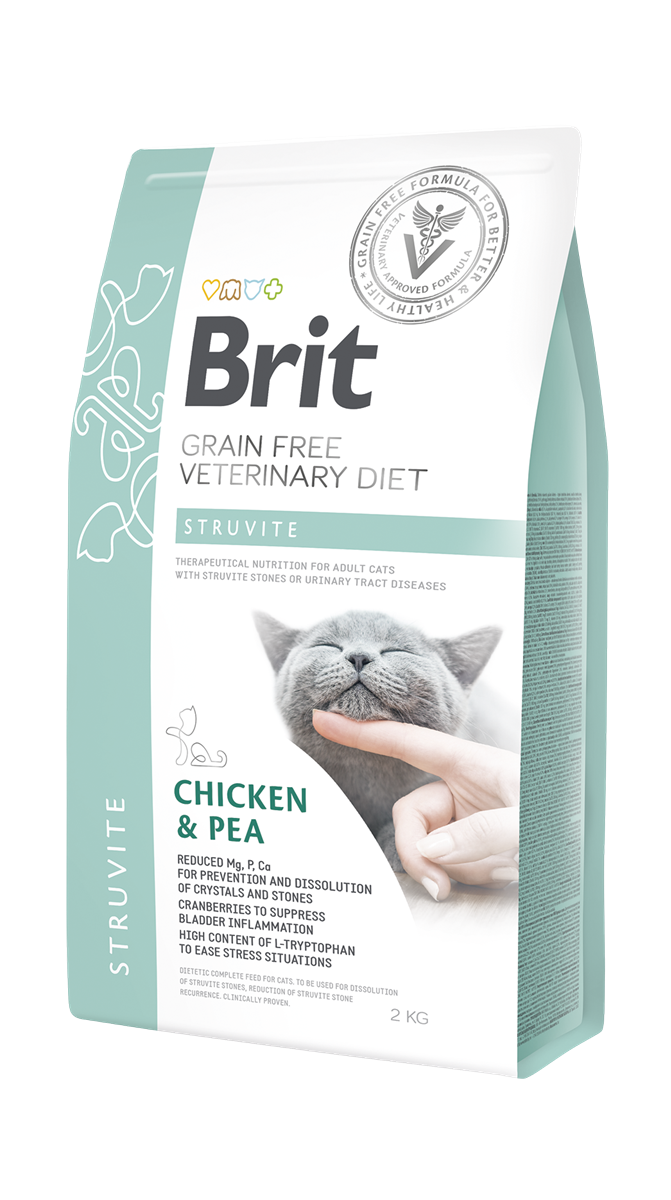 Brit Veterinary Diet Sutrivit İdrar Yolu Sağlığı Destekleyici Tahılsız Yetişkin Kedi Maması 2Kg