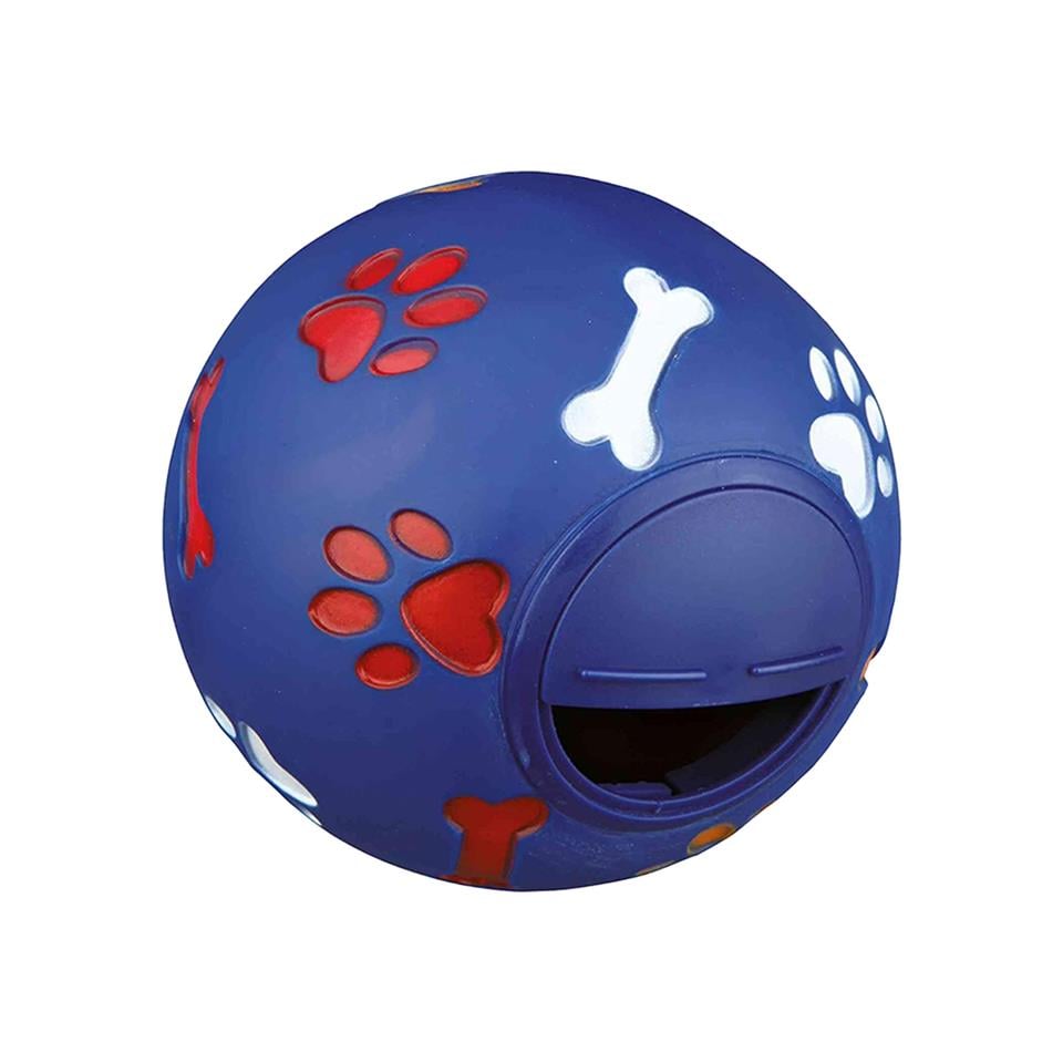 Dougez Extra Strong Köpek Aktivite Oyuncağı Ödül Topu Mavi 12,5 cm