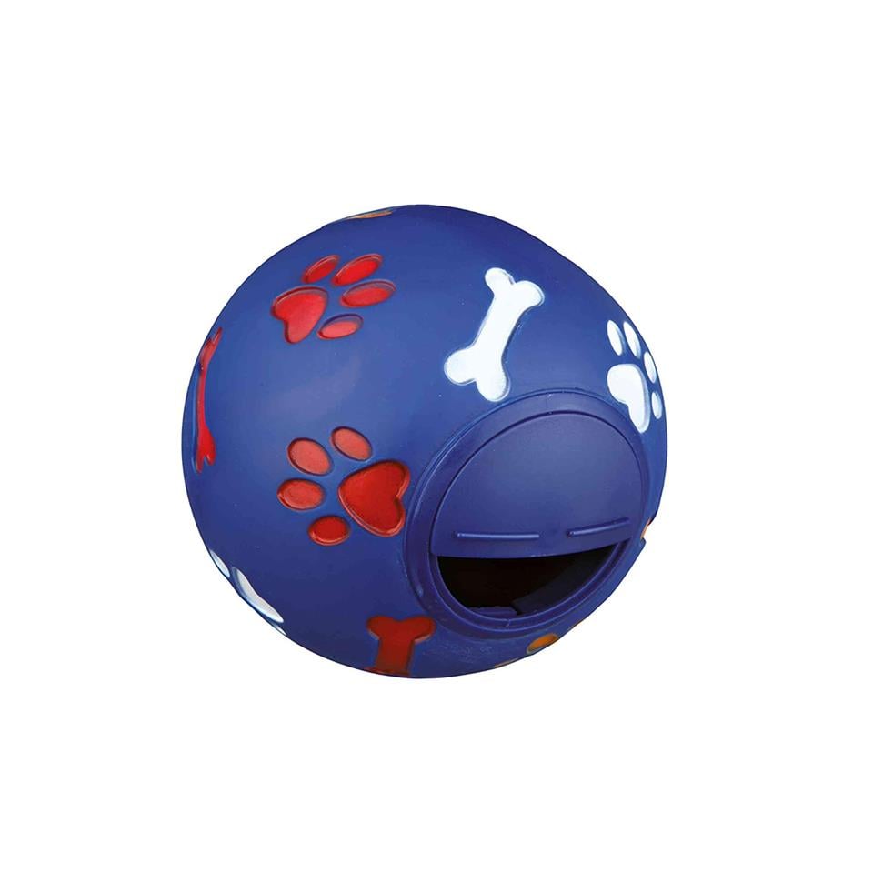 Dougez Extra Strong Köpek Aktivite Oyuncağı Ödül Topu Mavi 7,5 cm