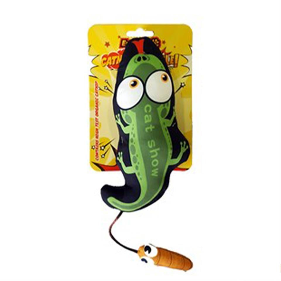 Eurocat Organic Catnipli Kedi Oyuncağı Kurtçuklu Timsah